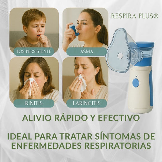 RESPIRA PLUS⭐ Alivio inmediato para congestión, alergias y crisis respiratorias